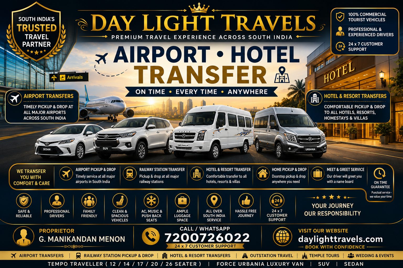South India Airport Taxi